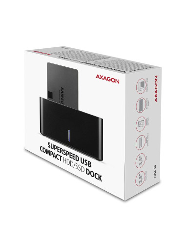 HDD ACC DOCK STATION USB3.2/2.5"/3.5" SATA ADSA-SN AXAGON