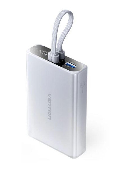 POWER BANK USB 10000MAH 22.5W/GRAY FHZM0 VENTION