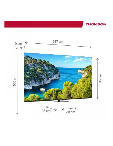 THOMSON 75 UHD GOOGLE SMART TV