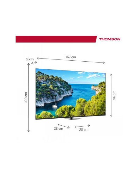 THOMSON 75 UHD GOOGLE SMART TV