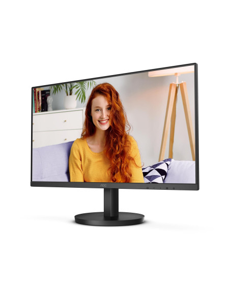 LCD Monitor, AOC, 24", Panel VA, 1920x1080, 16:9, 100 Hz, Matte, 1 ms, Speakers, Tilt, Colour Black, 24B3HMA2