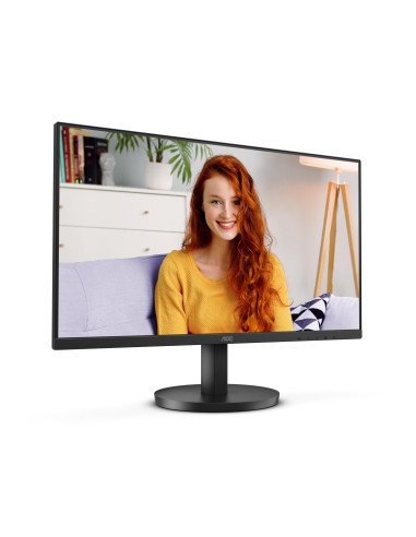 LCD Monitor, AOC, 24", Panel VA, 1920x1080, 16:9, 100 Hz, Matte, 1 ms, Speakers, Tilt, Colour Black, 24B3HMA2