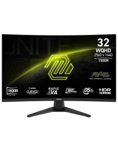 LCD Monitor, MSI, MAG 321CQF E18, 31.5", Gaming/Curved, Panel VA, 2560x1440, 16:9, 180 Hz, 0.5 ms, MAG321CQFE18