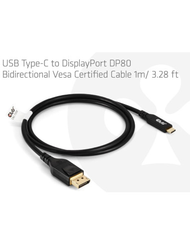 CABLE USB-C TO DP 1M/M/M CAC-1559 CLUB3D