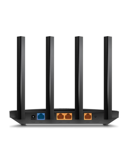 Wireless Router, TP-LINK, Wireless Router, 1500 Mbps, Wi-Fi 6, 1 WAN, 3x10/100/1000M, Number of antennas 4, ARCHERAX12
