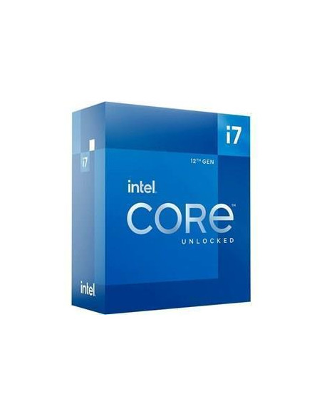 CPU, INTEL, Desktop, Core i7, i7-12700KF, Alder Lake, 3600 MHz, Cores 12, 25MB, Socket LGA1700, 125 Watts, BOX, BX8071512700KFS