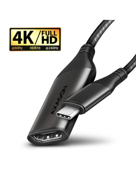 CABLE USB-C TO HDMI 0.25M/RVC-HI2M AXAGON CABLE USB-C TO HDMI 0.25M/RVC-HI2M AXAGON