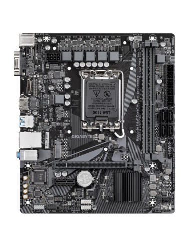 Mainboard, GIGABYTE, Intel H610, LGA1700, Micro-ATX, Memory DDR4, Memory slots 2, 1xPCI-Express 3.0 1x, 1xPCI-Express 4.0 16x, 