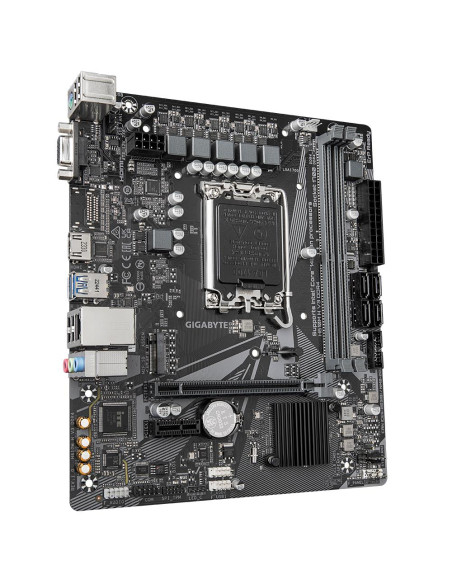 Mainboard, GIGABYTE, Intel H610, LGA1700, Micro-ATX, Memory DDR4, Memory slots 2, 1xPCI-Express 3.0 1x, 1xPCI-Express 4.0 16x, 