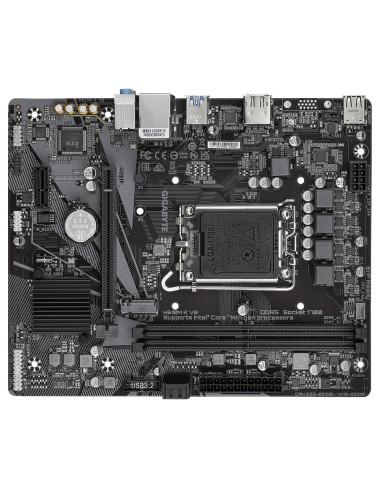 Mainboard, GIGABYTE, Intel H610, LGA1700, Micro-ATX, Memory DDR5, Memory slots 2, 1xPCI-Express 3.0 1x, 1xPCI-Express 4.0 16x, 
