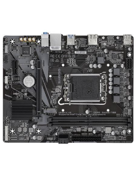 Mainboard, GIGABYTE, Intel H610, LGA1700, Micro-ATX, Memory DDR5, Memory slots 2, 1xPCI-Express 3.0 1x, 1xPCI-Express 4.0 16x, 
