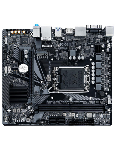 Mainboard, GIGABYTE, Intel H610, LGA1700, Micro-ATX, Memory DDR5, Memory slots 2, 1xPCI-Express 3.0 1x, 1xPCI-Express 4.0 16x, 