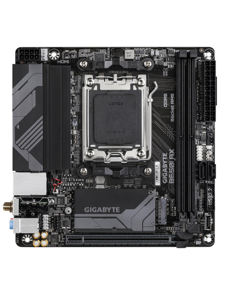 Mainboard, GIGABYTE, AMD B650, SAM5, Mini-ITX, Memory DDR5, Memory slots 2, B650IAX1.1