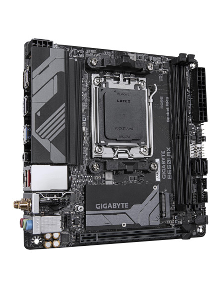 Mainboard, GIGABYTE, AMD B650, SAM5, Mini-ITX, Memory DDR5, Memory slots 2, B650IAX1.1
