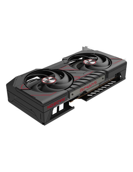Graphics Card, SAPPHIRE, AMD Radeon RX 9060 XT, 8 GB, GDDR6, 128 bit, PCIE 5.0 16x, GPU 2700 MHz, Dual Slot Fansink, 2xHDMI, 1x
