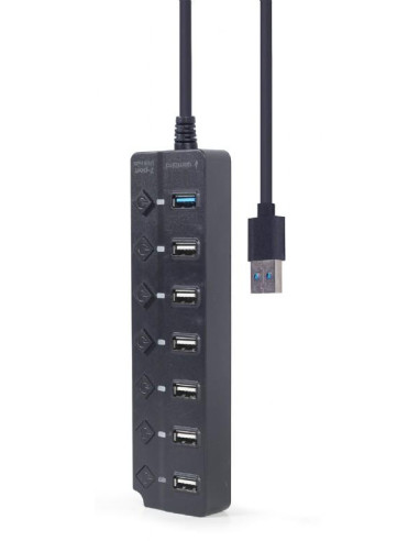 I/O HUB USB3 7PORT/UHB-U3P1U2P6P-01 GEMBIRD