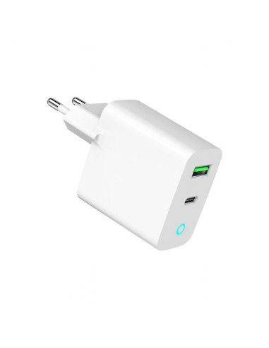 CHARGER USB 20W 2PORT/TA-UC-PDQC20L-W-01 GEMBIRD