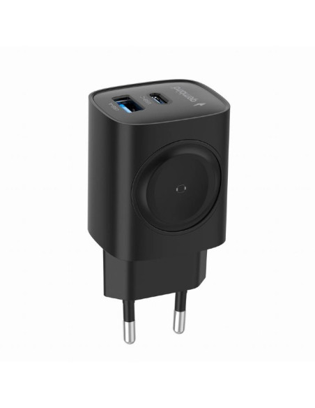 CHARGER USB 2IN1 20W 2PORT/TA-UC-PDQCW20-01-BK GEMBIRD