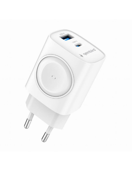 CHARGER USB 2IN1 20W 2PORT/TA-UC-PDQCW20-01-W GEMBIRD