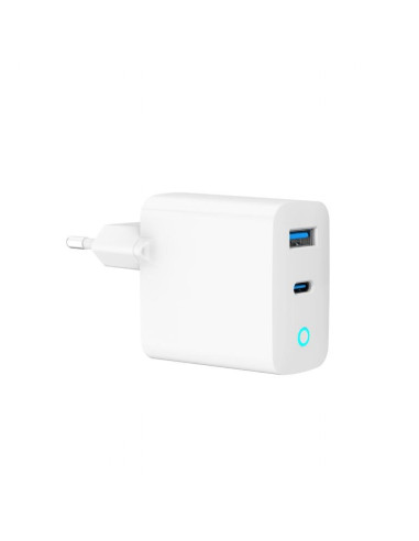 CHARGER USB 65W 2PORT/TA-UC-PDQC65L-W-01 GEMBIRD