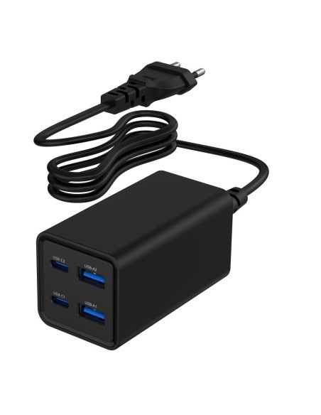 CHARGER USB UNIVERSAL 4P 65W/TA-UC-2A2C-PD65-01-BK GEMBIRD