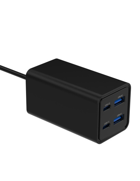 CHARGER USB UNIVERSAL 4P 65W/TA-UC-2A2C-PD65-01-BK GEMBIRD