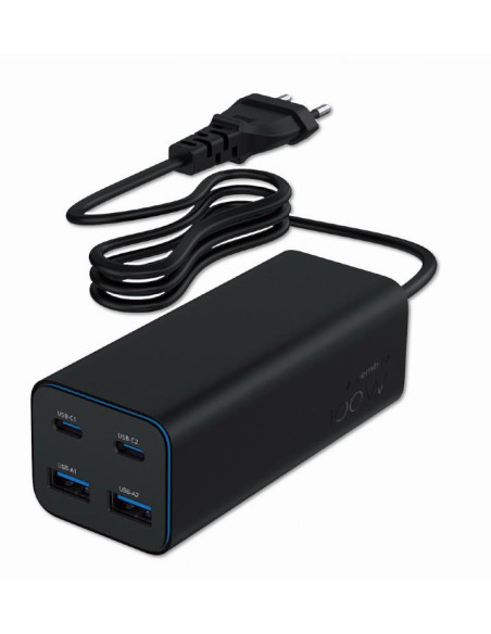 CHARGER USB UNIVERSAL 4P 100W/TA-UC-2A2C-PD100-01-BK GEMBIRD