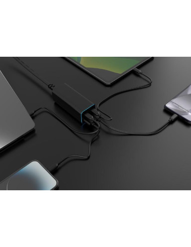 CHARGER USB UNIVERSAL 4P 100W/TA-UC-2A2C-PD100-01-BK GEMBIRD