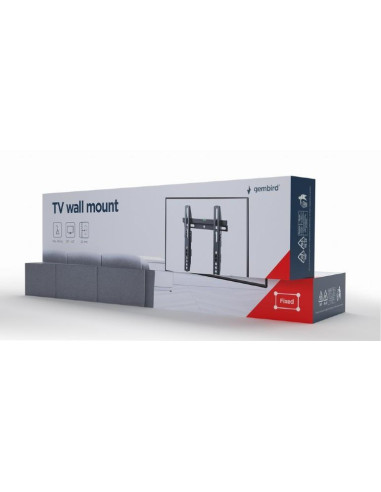 TV SET ACC WALL MOUNT 23-42"/WM-42F-02 GEMBIRD