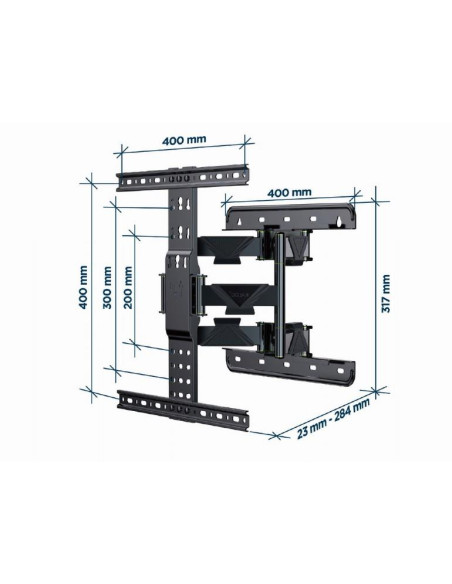 TV SET ACC WALL MOUNT 32-65"/WM-65ST-01 GEMBIRD