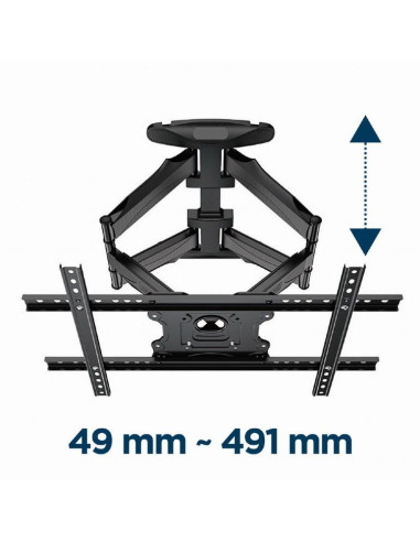 TV SET ACC WALL MOUNT 32-75"/WM-75ST-01 GEMBIRD