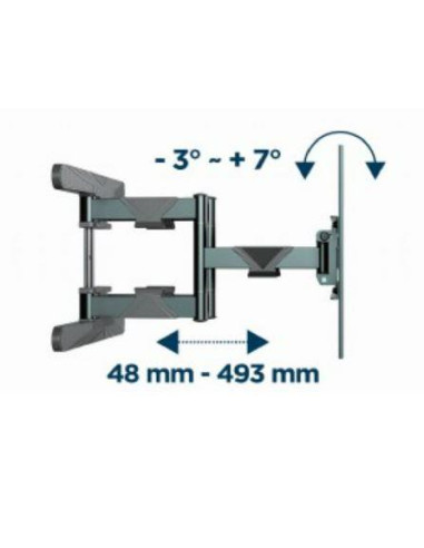 TV SET ACC WALL MOUNT 40-80"/WM-80ST-01 GEMBIRD
