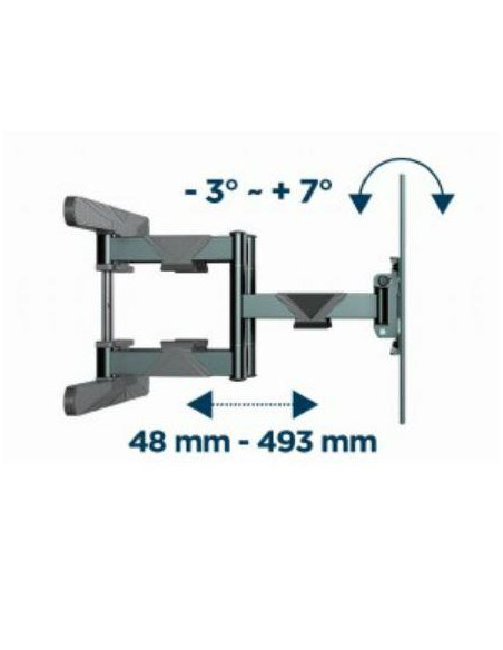 TV SET ACC WALL MOUNT 40-80"/WM-80ST-01 GEMBIRD