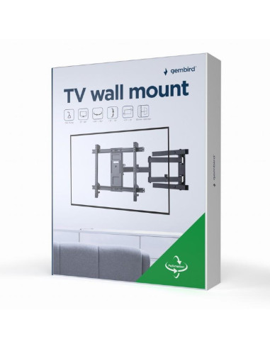 TV SET ACC WALL MOUNT 37-80"/WM-80ST-05 GEMBIRD
