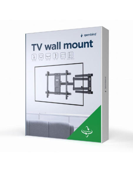 TV SET ACC WALL MOUNT 37-80"/WM-80ST-05 GEMBIRD