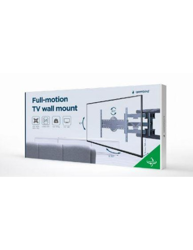 TV SET ACC WALL MOUNT 40-80"/WM-80STR-01 GEMBIRD