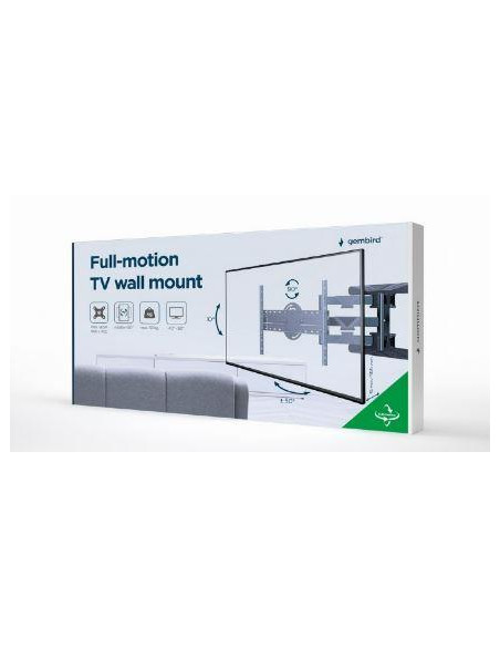 TV SET ACC WALL MOUNT 40-80"/WM-80STR-01 GEMBIRD