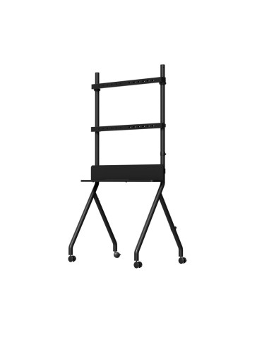 TV SET ACC FLOOR STAND 55-86"/BLACK TVS-86F-02 GEMBIRD