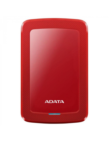 External HDD, ADATA, HV300, 2TB, USB 3.1, Colour Red, AHV300-2TU31-CRD