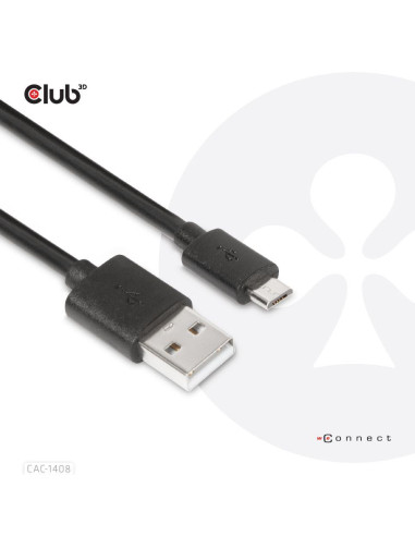 CABLE USB TO MICRO USB 1M/M/M CAC-1408 CLUB3D