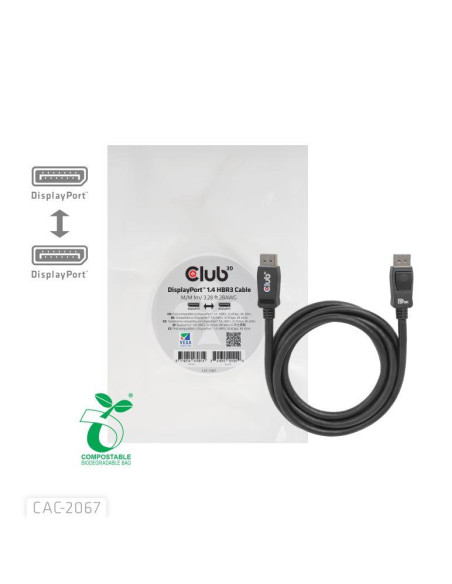CABLE MINI DP TO DP 1M/M/M CAC-2067 CLUB3D