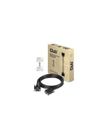 CABLE DVI-D TO DVI-D 3M/M/M CAC-1223 CLUB3D