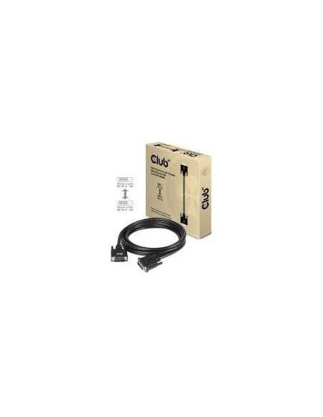 CABLE DVI-D TO DVI-D 3M/M/M CAC-1223 CLUB3D