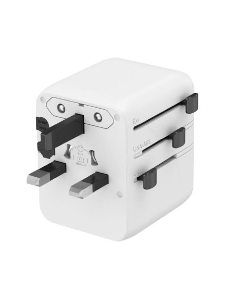 POWER ADAPTER TRAVEL 20W/WHITE TPA-1A2C20-01-W GEMBIRD