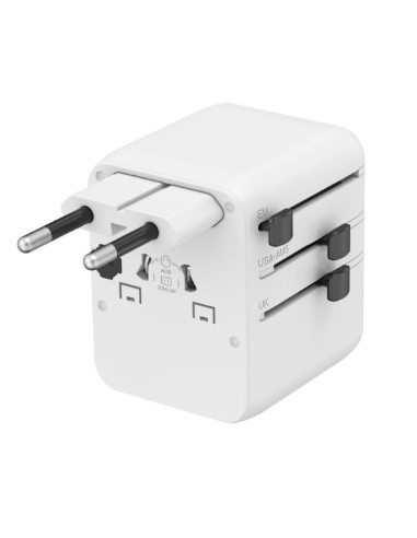 POWER ADAPTER TRAVEL 20W/WHITE TPA-1A2C20-01-W GEMBIRD