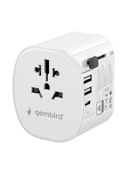 POWER ADAPTER GROUNDED 15W/WHT TPA-EU2A1C15-01-W GEMBIRD