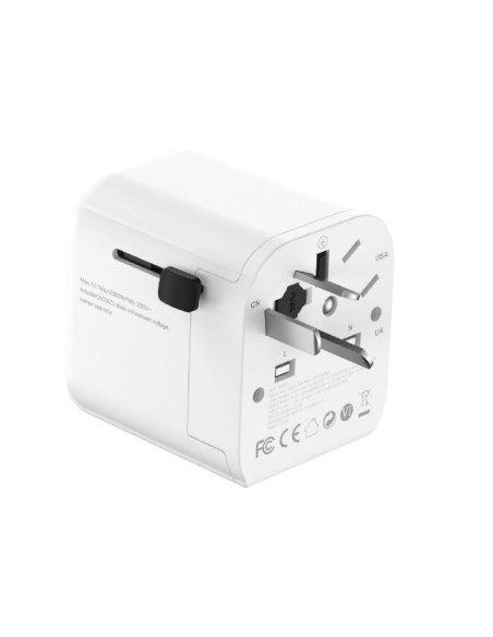 POWER ADAPTER GROUNDED 20W/WHT TPA-EU1A1C20-01-W GEMBIRD