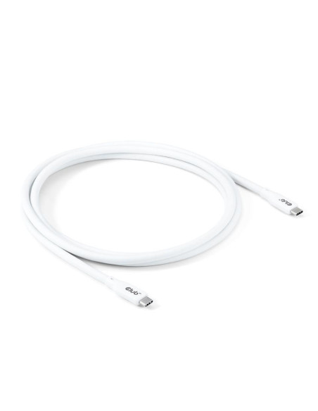 CABLE USB-C TO USB-C 2M/M/M WHITE CAC-3001 CLUB3D