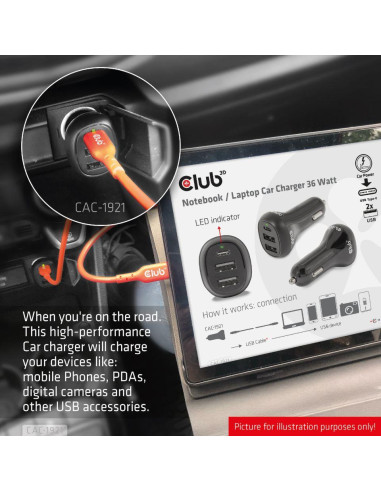 NB CHARGER CAR/36W CAC-1921 CLUB3D