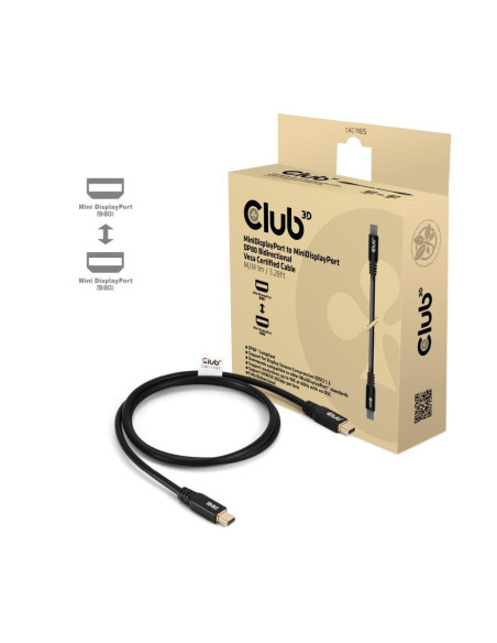 CABLE MINI DP TO MINI DP 1M/M/M CAC-1165 CLUB3D
